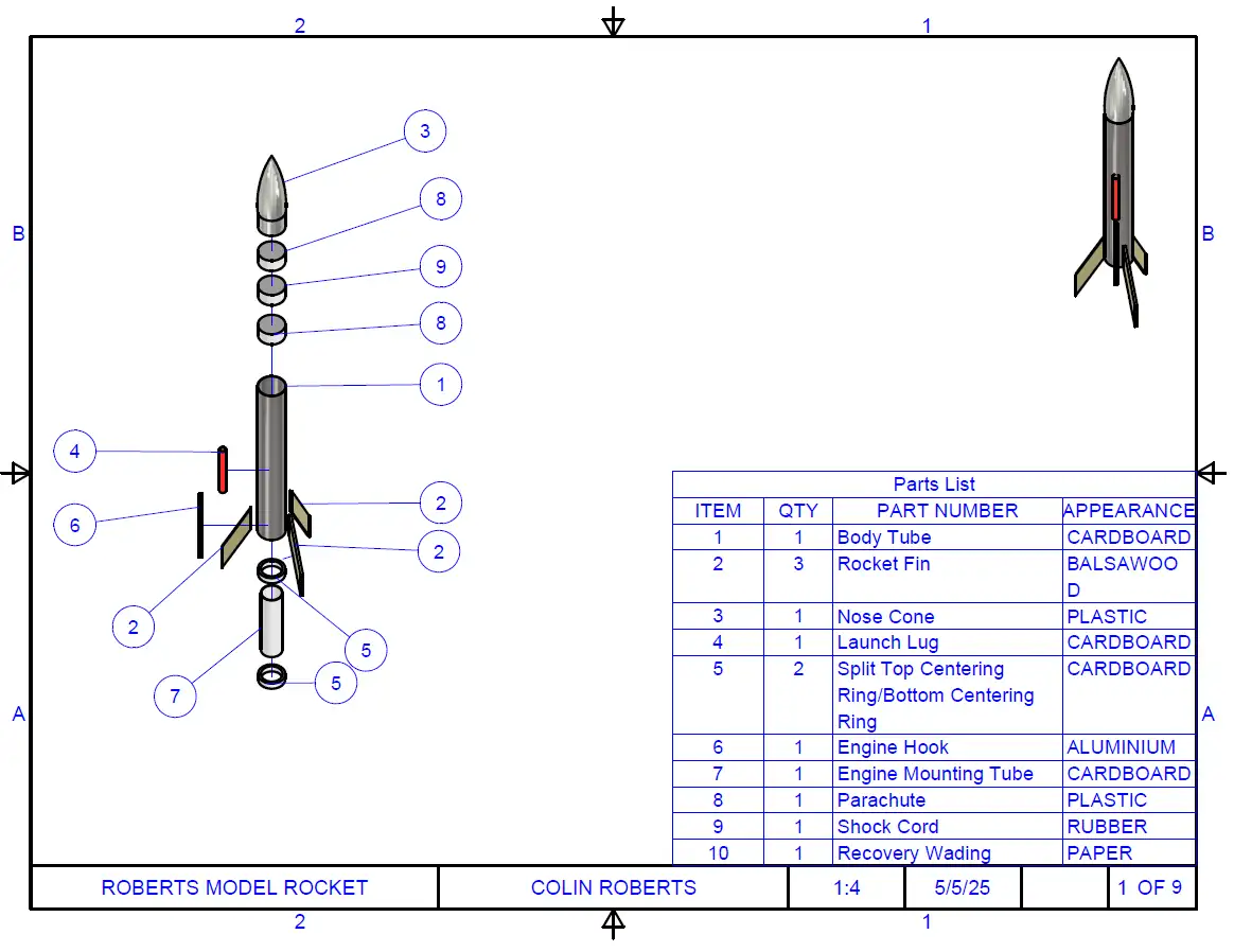 Model Rocket Design